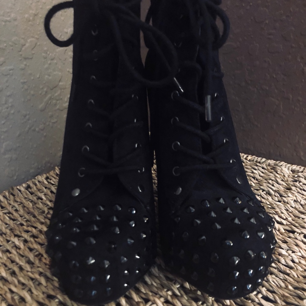 Black Stud Boots